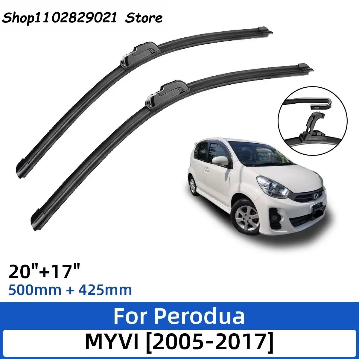 2PCS For Perodua MYVI 2005-2017 20