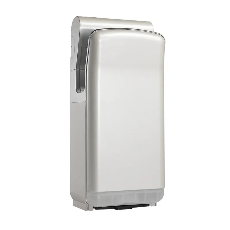 commercial toilet bathroom wall mounted automatic hand dryers plastic dual brush motor handdryer electric jet air hand dryer