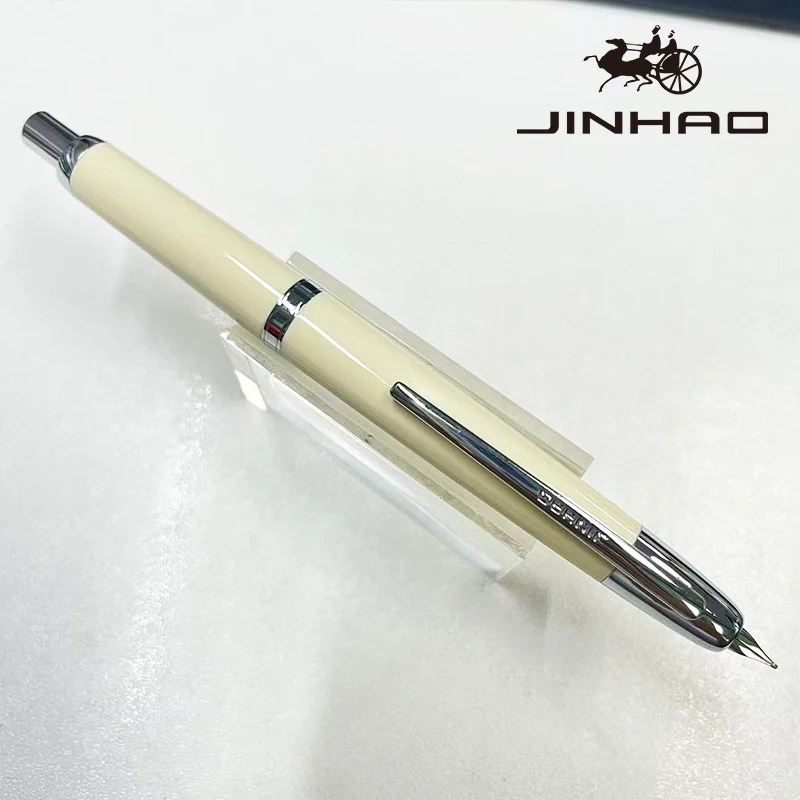 Jinhao 20-pers intrekbare vulpen EF/F penpunt met converter hars schrijfgeschenkpen