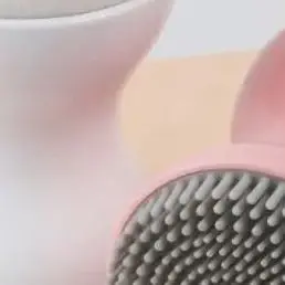 Mini cepillo de limpieza Facial Manual, cepillo Facial de masaje de silicona, cerdas suaves, dispositivo de limpieza de mano de doble cara, limpiador de poros