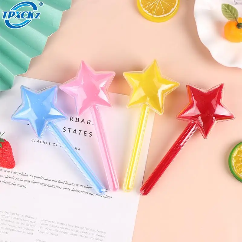 1pc Creative Magic Wand Five-Pointed Star Plastic Candy Box Gift Packaging Candy Holder Sugar Boxes Christmas Party Favors