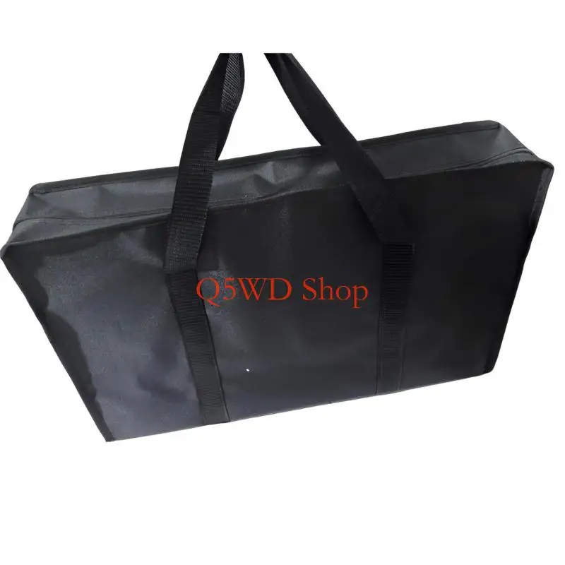 Q5WD Foldable Table Storage Bag Waterproof Fabric Reinforcing Plate & Strap