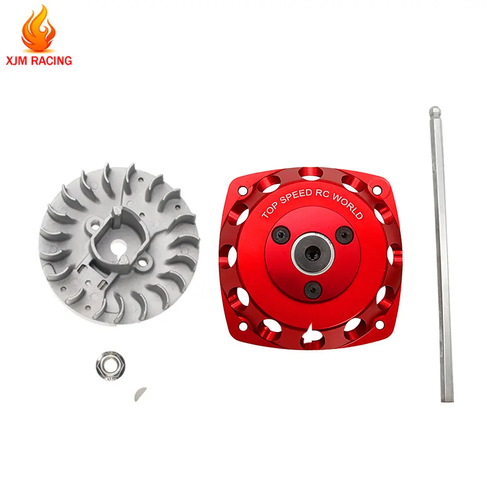 CNC Alloy Roto Start Pull Starter Fit Zenoah CY Gas Engine for 1/5 HPI Rovan Kingmotor Baja 5b 5t 5sc Losi 5ive T Rc Car Parts