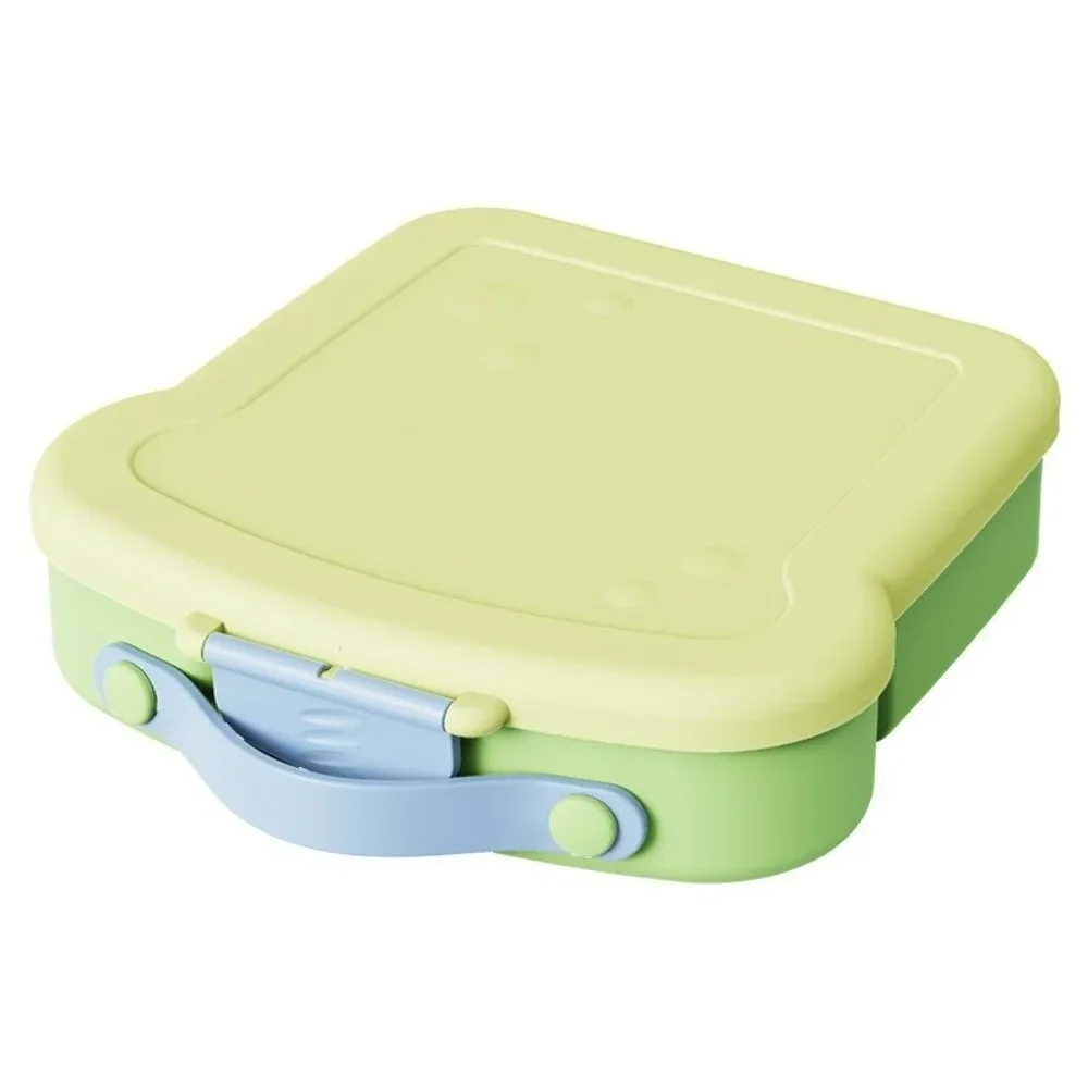 

Портативный детский ланч-бокс на 900 мл с ложкой-вилкой, ящик для хранения в микроволновой печи, герметичный разделенный контейнер для еды, офисный контейнер