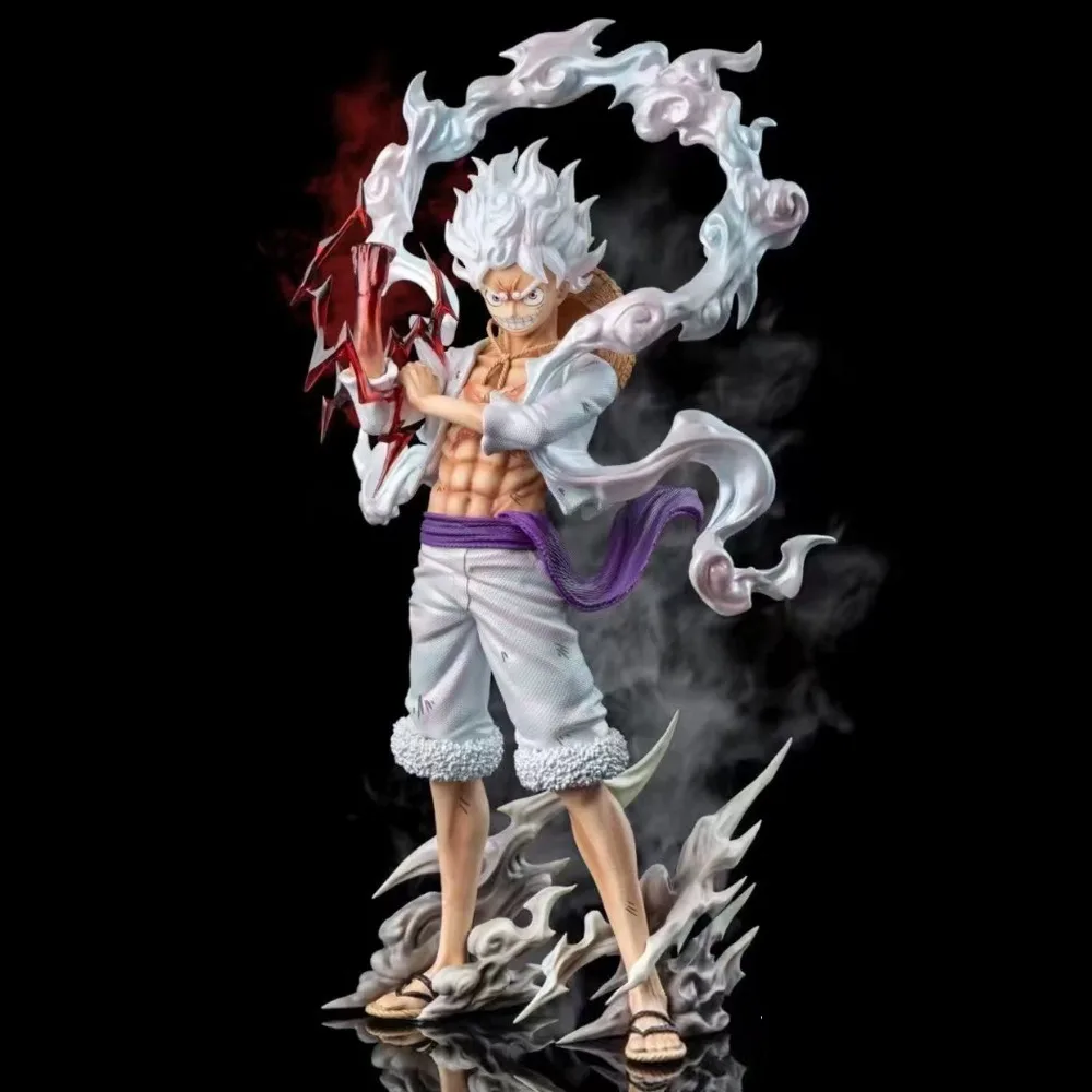25cm Anime-Figur 5 Gear Luffy One Piece Figur Nika Luffy Figur PVC-Statue Sammlerstück Modell Spielzeug Geschenke