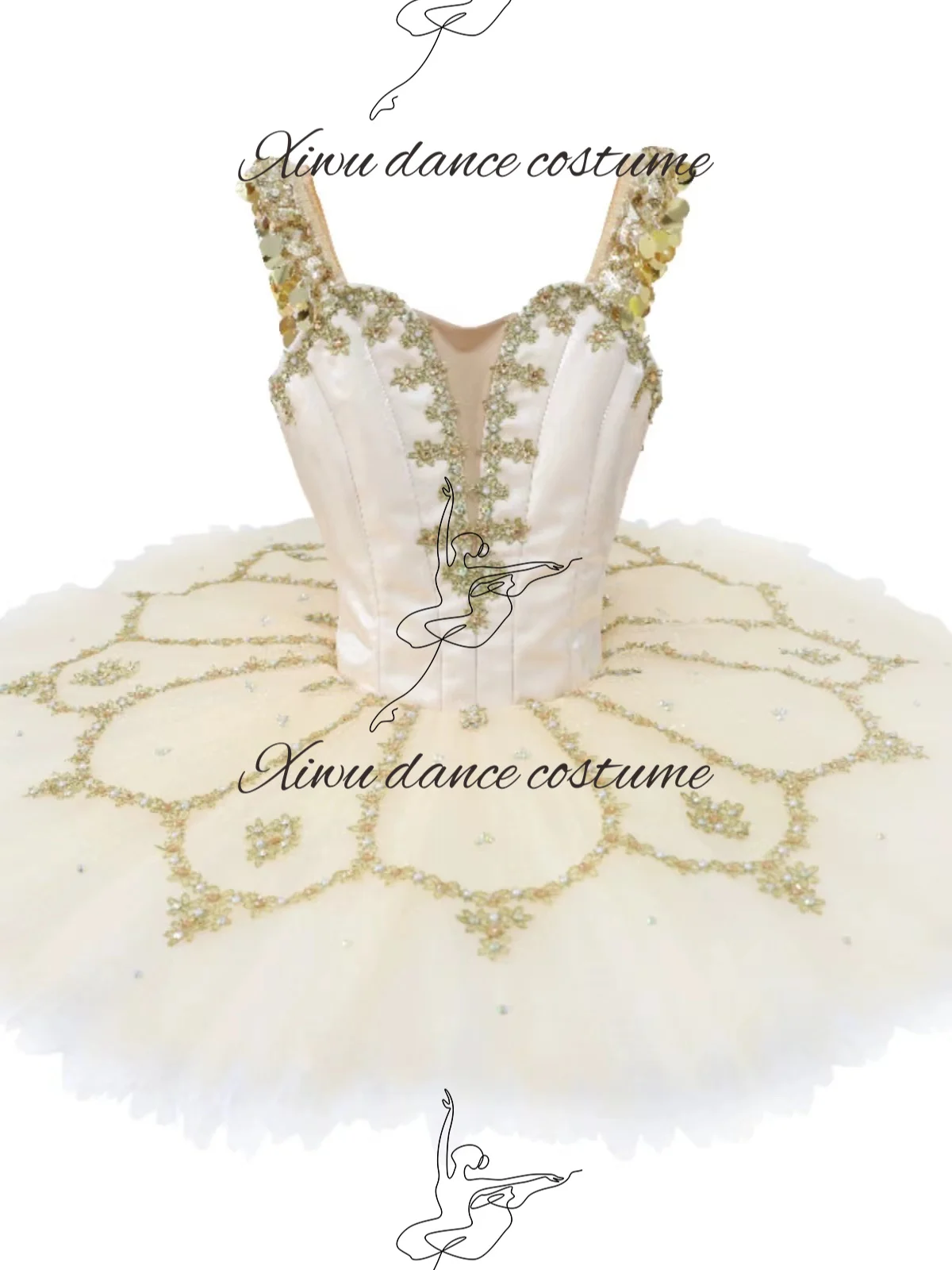 Professional high-quality custom-size ballet performance ballet costume high-end competition ballet dress