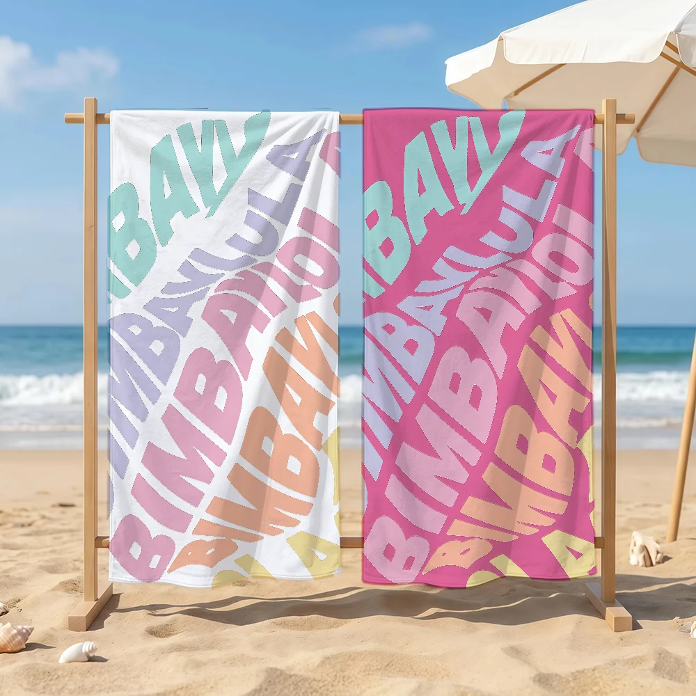 B-BIMBA Y LOLA Fashion Towel Sports Quick Dry Travel Camping Sandproof Soft Light Large Beach Towel