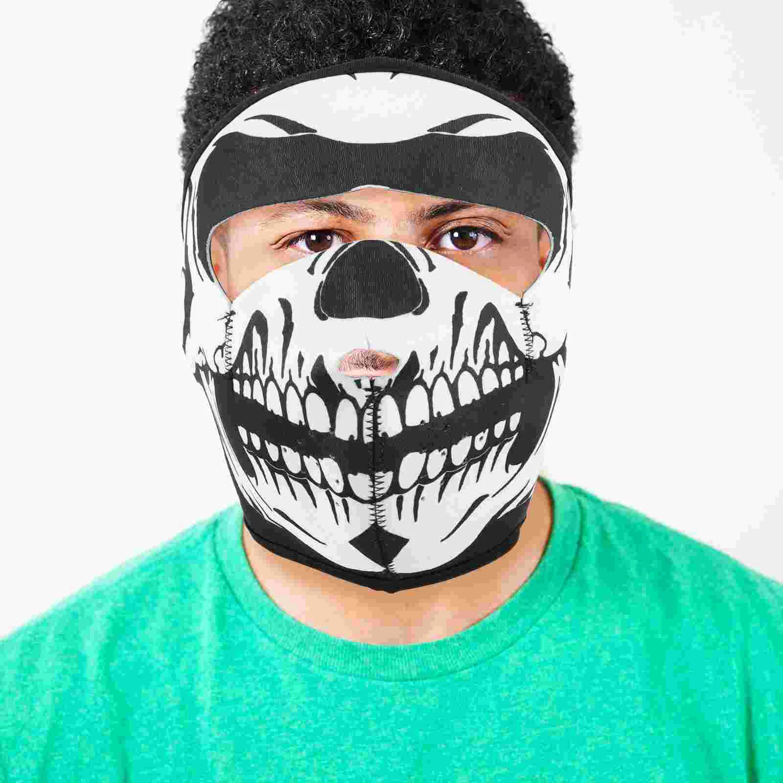 Cycling Mask Outdoor Mask Skull Mask Winter Mask Facial Cover for Adults Men