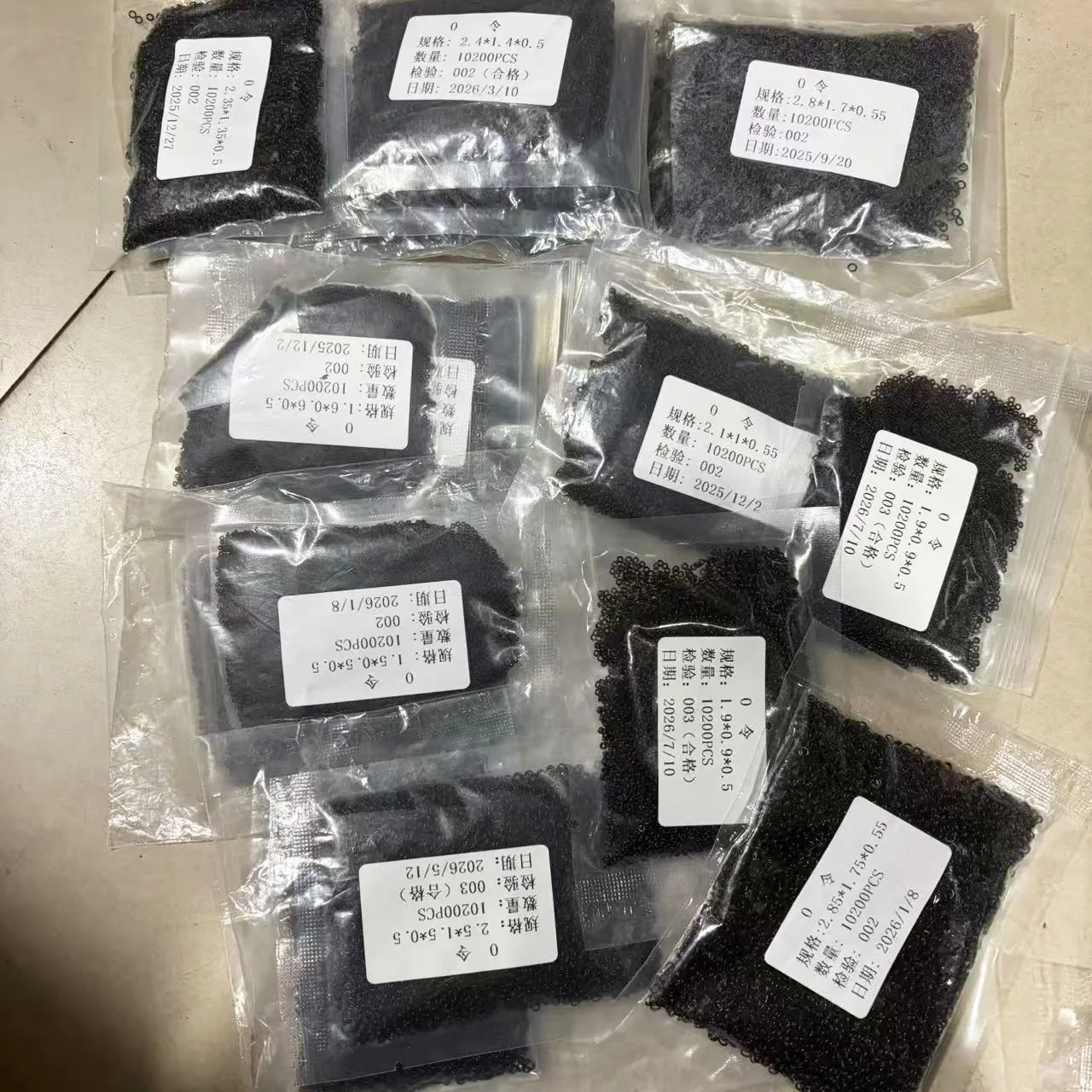 CS0.3 0.4 0.5 06 0.7 0.8 OD 1.3 1.4 1.5 1.6 1.7 1.8 1.9 2.2 2 2.3 2.4 2.5 2.6-5mm small o ring Sealing watch waterproof NBR