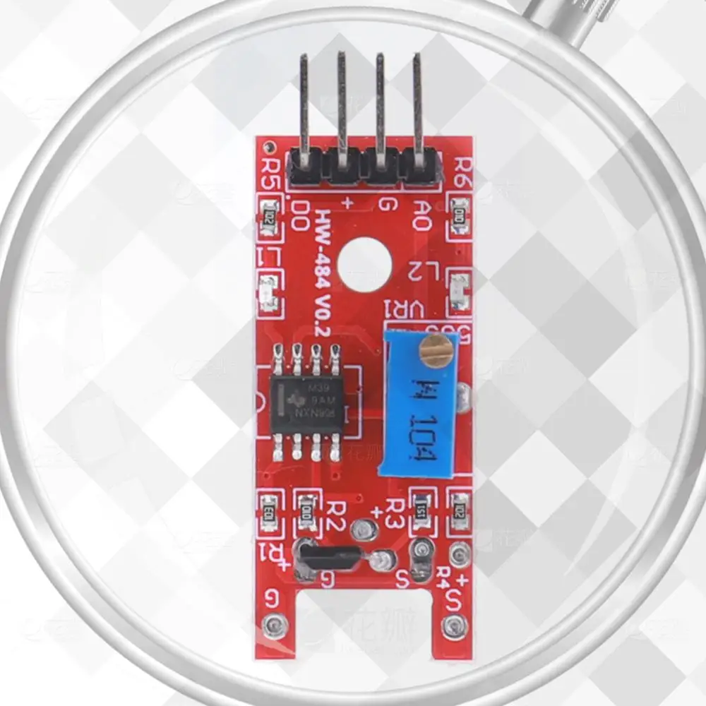 

Магнитный датчик Холла KY-024, 4-контактный, линейный, с чипом LM393, магнитный датчик на эффекте Холла, набор для самостоятельной сборки