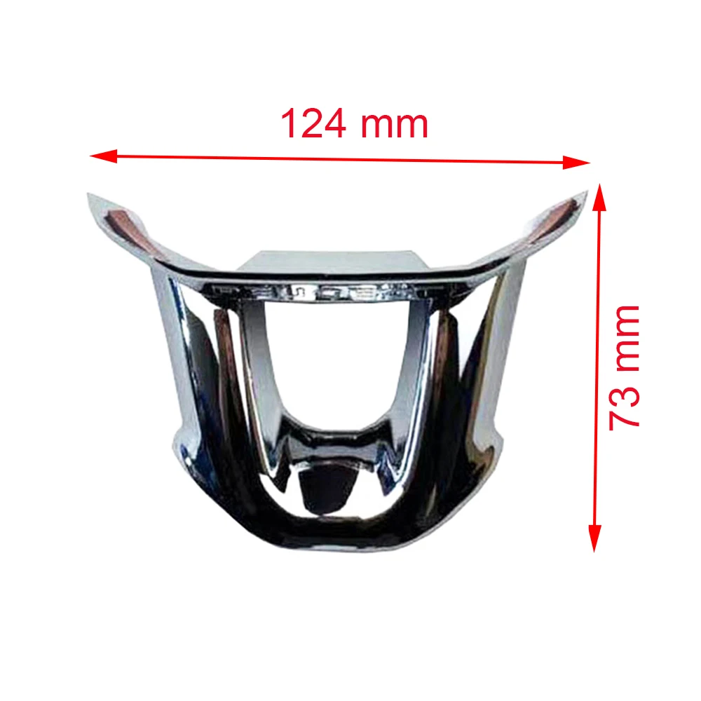 Car Steering Wheel Decoration Panel Cover Trim Sticker Fit for Peugeot 2008 208 2014 - 2018 Chrome Auto Styling