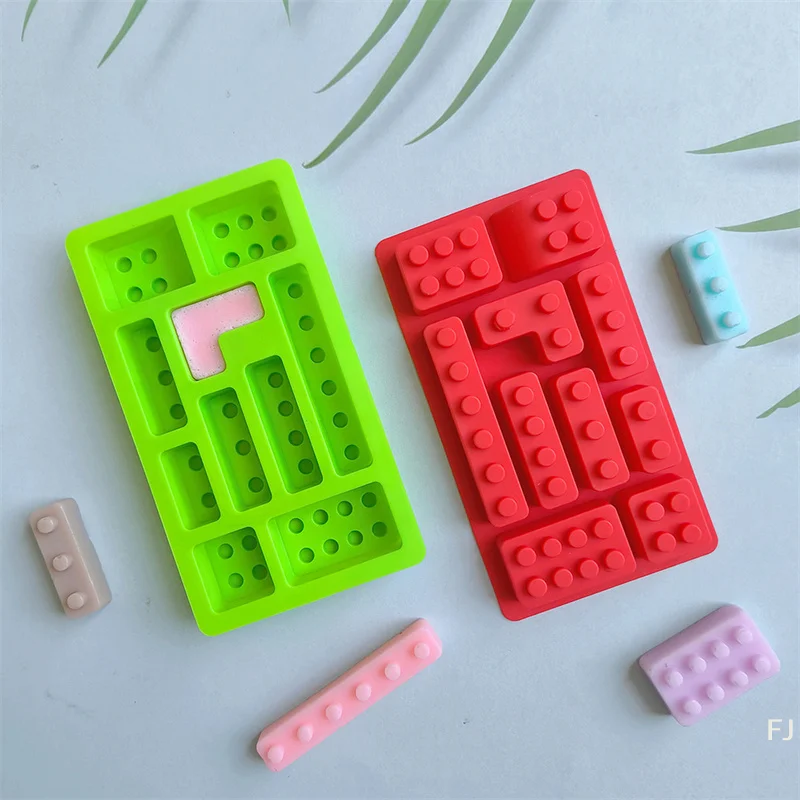 [YU]10 Block Silicone Ice Lattice Ice Mold Creative Cake Mold DIY Candy Cookie Baking Chocolate Mold