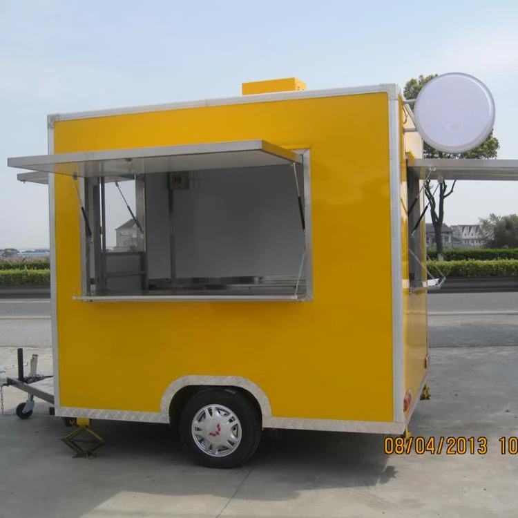 OEM mobile food juice bar hot dog van kiosk cart Mobile Street Fast Food Trailer, Mobile Food Truck, Food Cart for sale