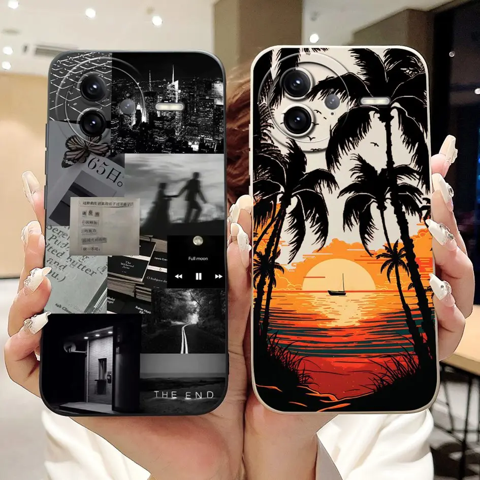 حافظة لهاتف Xiaomi Poco F7 Pro F7 Ultra غطاء أنيق مطلي من السيليكون الناعم المقاوم للصدمات لهاتف Xiaomi Poco F7 Pro F7 Ultra Shell #1