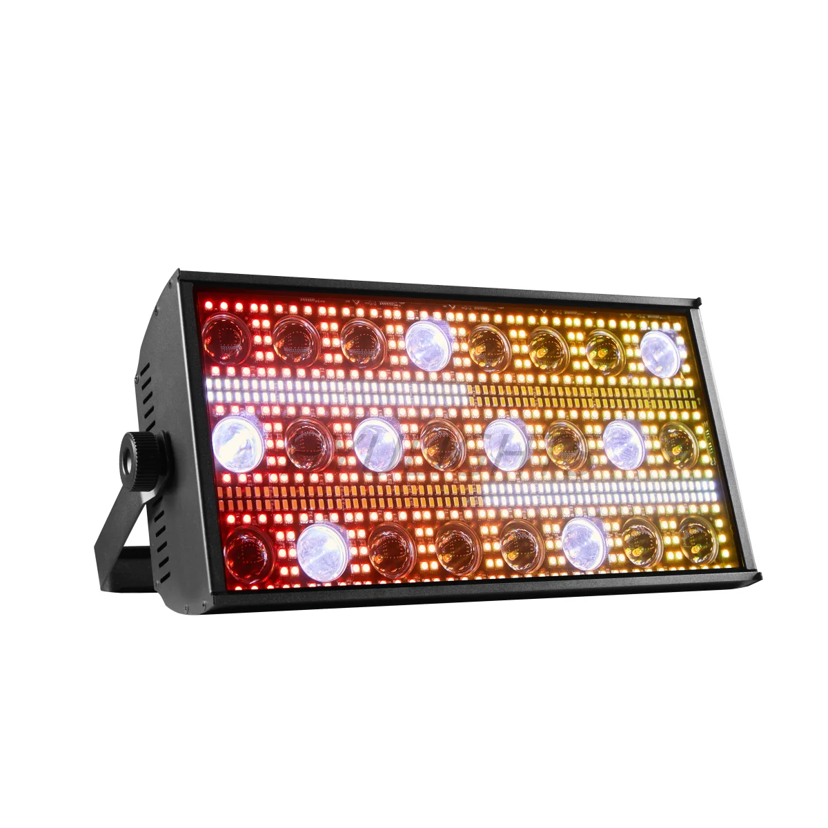 Haz de luz LED estroboscópica 4 en 1, lámpara estroboscópica de 300W, RGBW, 48 particiones, 24 piezas, 8000K, DMX, barra de lavado de Dj, efectos de