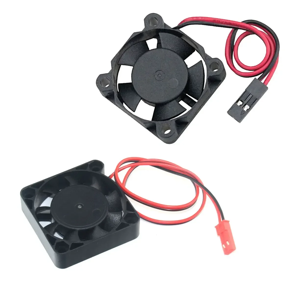 RC fan 25/30/35/40/50mm 8000RPM 5V-7V DC High wind cool Motor ESC fan heat sink 30/60/120/150A ESC 36/42mm motor JST futaba plug