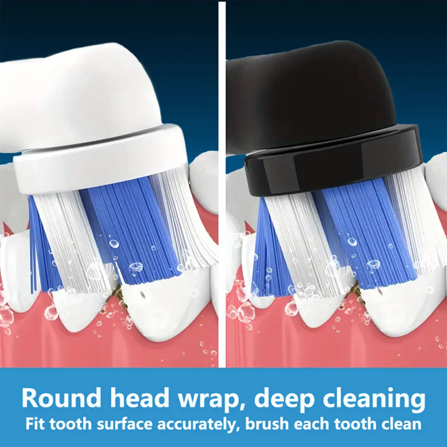 หัวแปรงสีฟันสำรอง 4 ชิ้น ใช้ได้กับแปรงสีฟันไฟฟ้า Oral-B iO ซีรีส์ 10 9 8 7 6 5 4 3