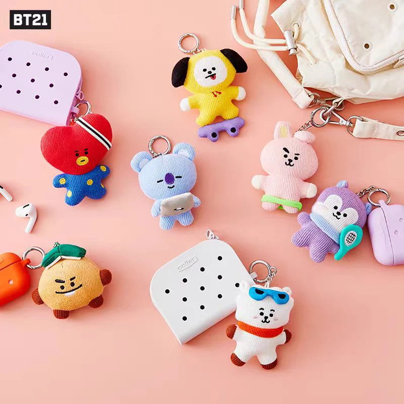 

Linefriends Bt21 2024 Season Greeting Series Cute Plush Peripheral Decorations for Schoolbags Gift Toy Collection