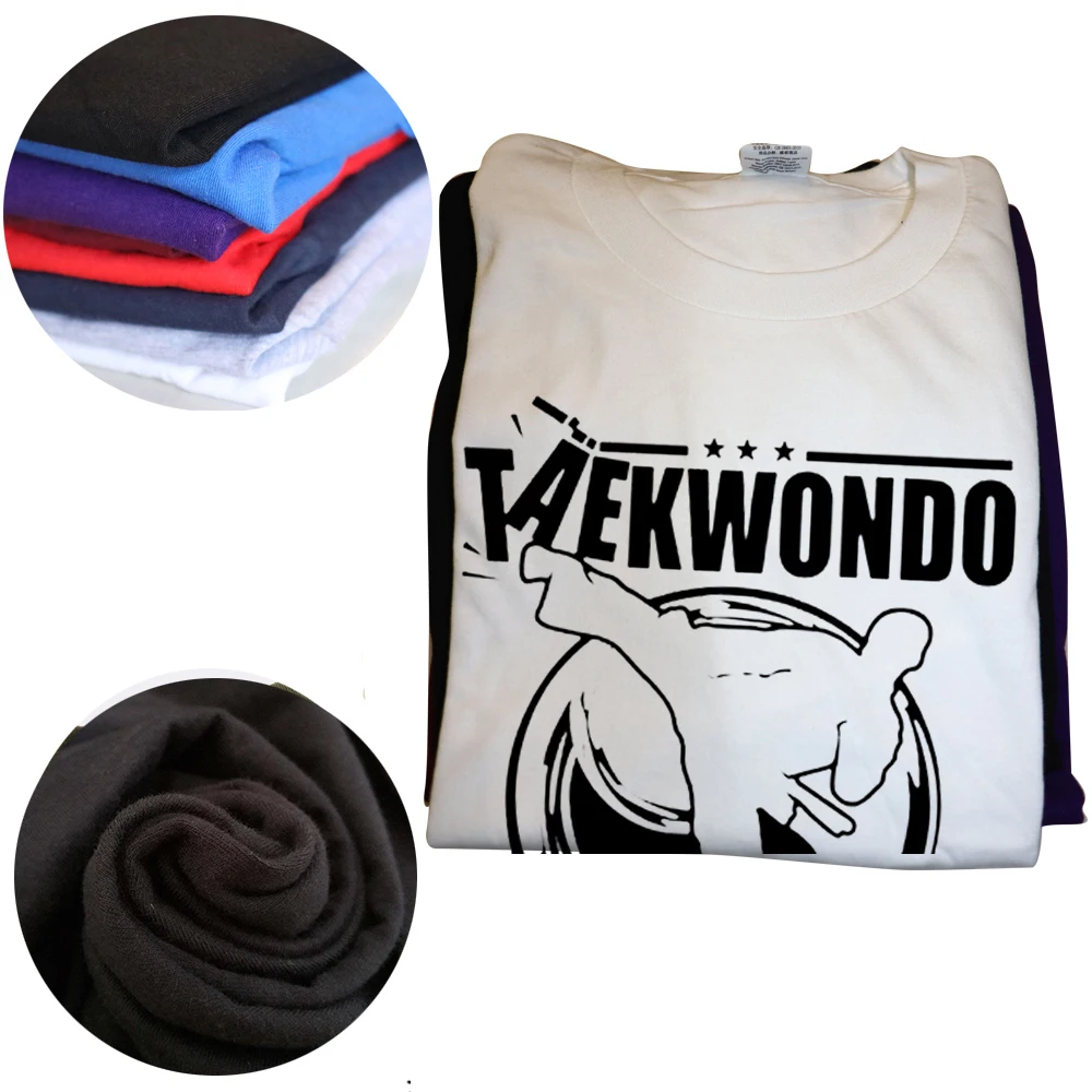 Funny Taekwondo Tae Kwon-Do Korean Martial Arts Kick Fighting T Shirts Graphic Streetwear Short Sleeve Birthday Gifts T-shirt