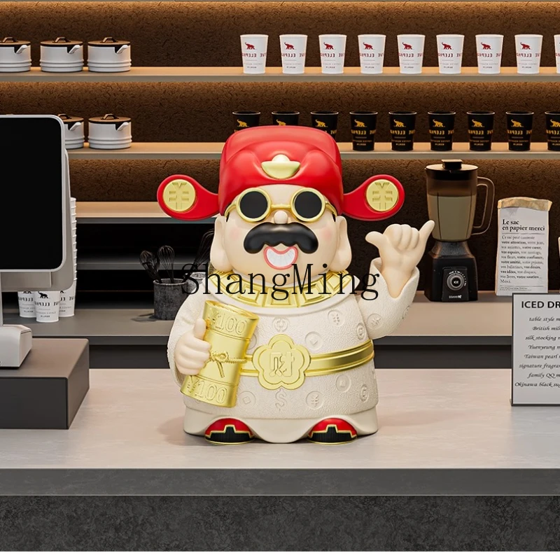 

SM God of Wealth store cashier front desk decoration creative high-end ornament opening auspicious gift