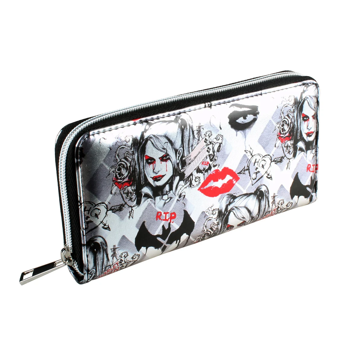 Women's Trendy Long Wallet, Zipper Around Coin Purse, Versatile Credit Card Holder 1943