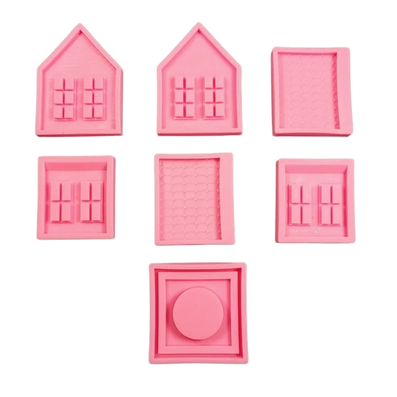 House Tealight Stand Silicone Mold, Easy Demoulding Reusable Epoxy Resin Molds for Home Decoration, Art Project