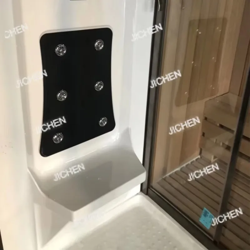 

HUNAN Sweat Steam Shower Integrated Room Hemlock Sauna Room Single Wet And Dry Steam