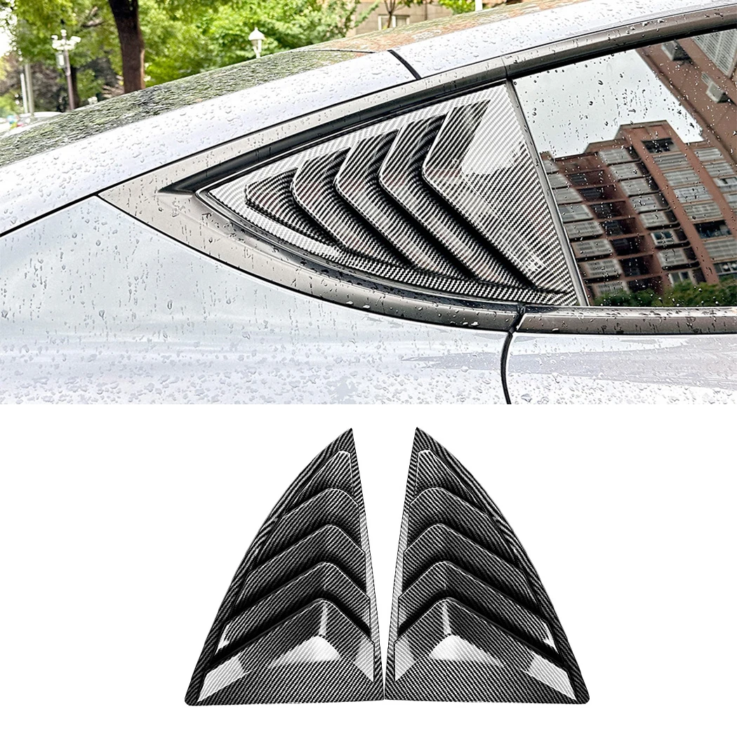 Rear Triangle Window Shade Spoiler Bodykits For Tesla Model Y 2019-2024