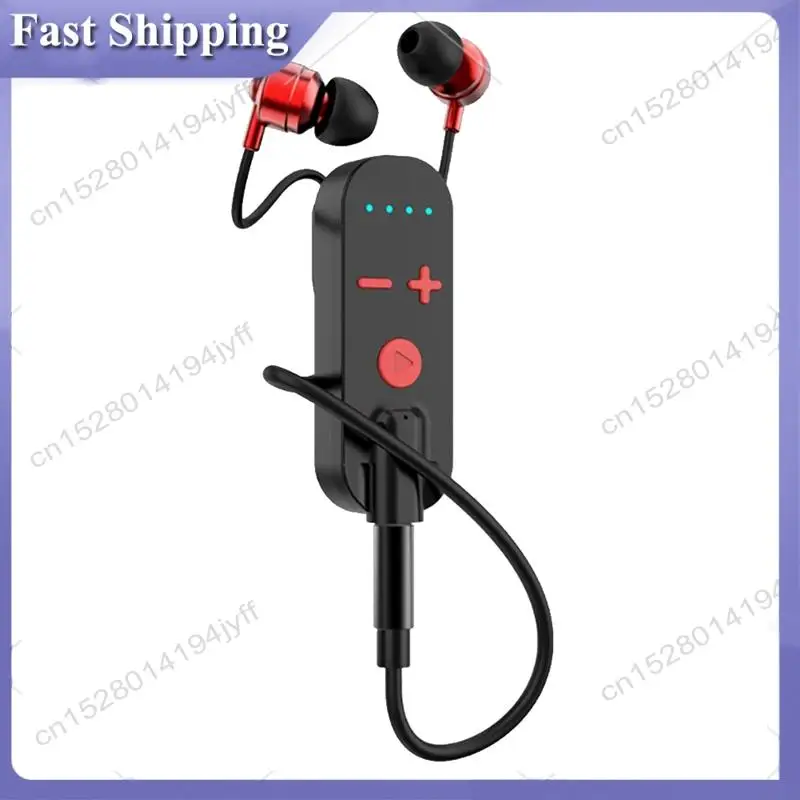 -ABDH Bluetooth Earphone Wireless Audio Receiver Adapter ANC+ENC Noice Cancelling Gaming/Music/Calling Hifi Stereo AUX Mic