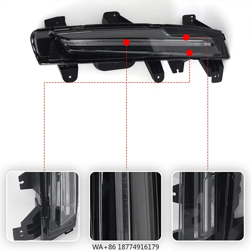 

LED DRL Fog Light Daytime Running Lamp for 2021-2024 Escalade OE Replacement Driver Passenger Side 85117442 85117443