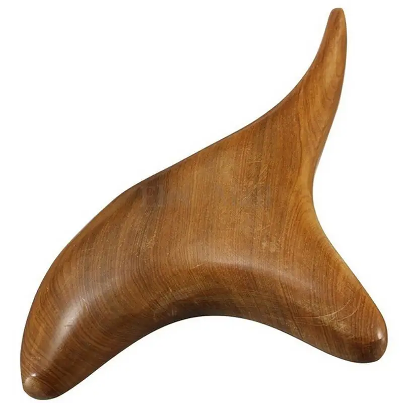 Triangle Wooden Massager Body Neck Relax Blood Circulation  Trigeminal Fragrant Wood Reflexology Tool SPA Therapy