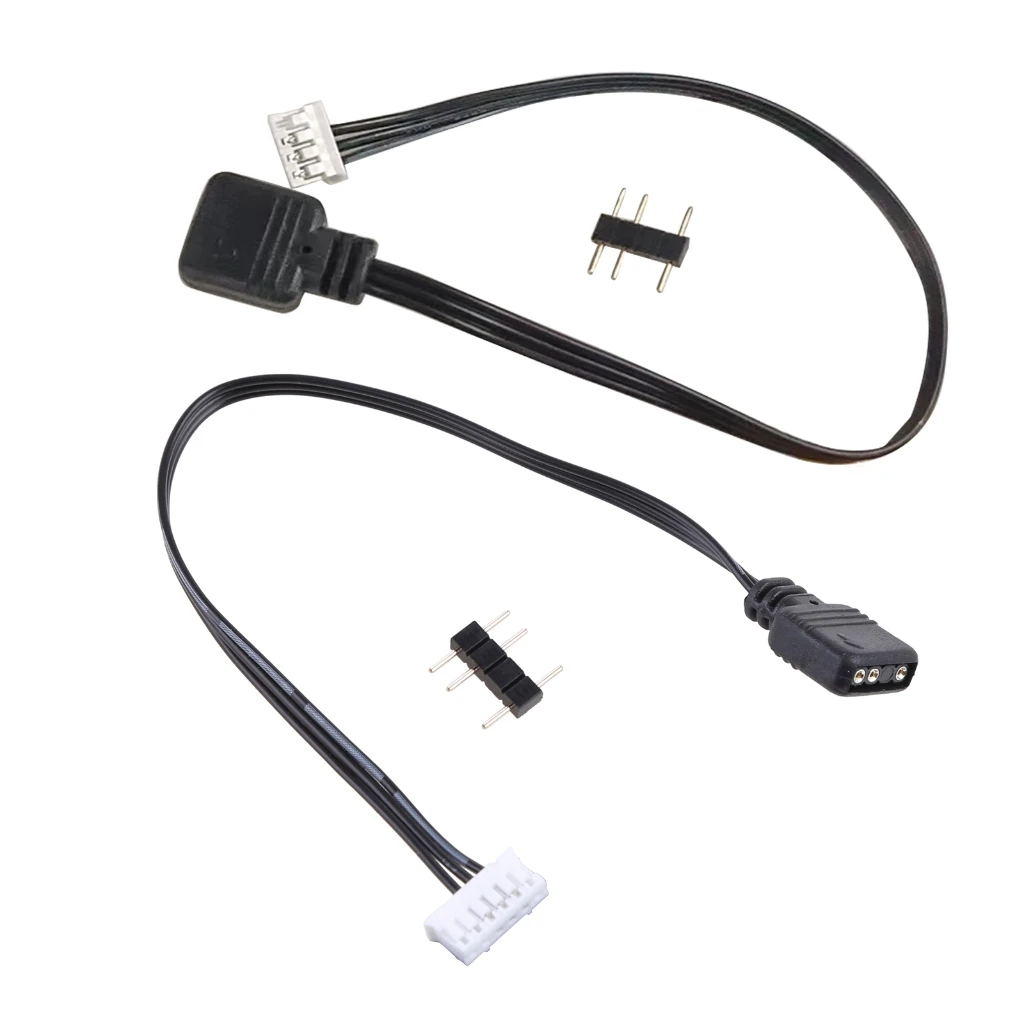 1PC Cool Moon Fan Adapter Cable 4Pin/ 6Pin to 5V ARGB 3Pin Converter Cord For Coolmoon Fan Controller Adaptor Connector