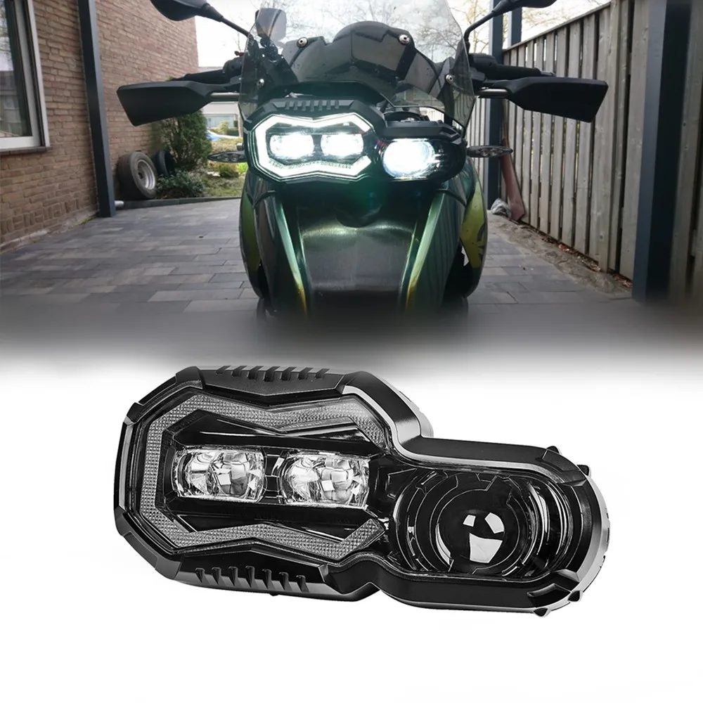 

1Pc Led Headlight 65W Driving Lamp Work Light With Hi/Low Beam Fit For B M W F650GS F700GS F800GS F800GS Adventure F800R(LED6497