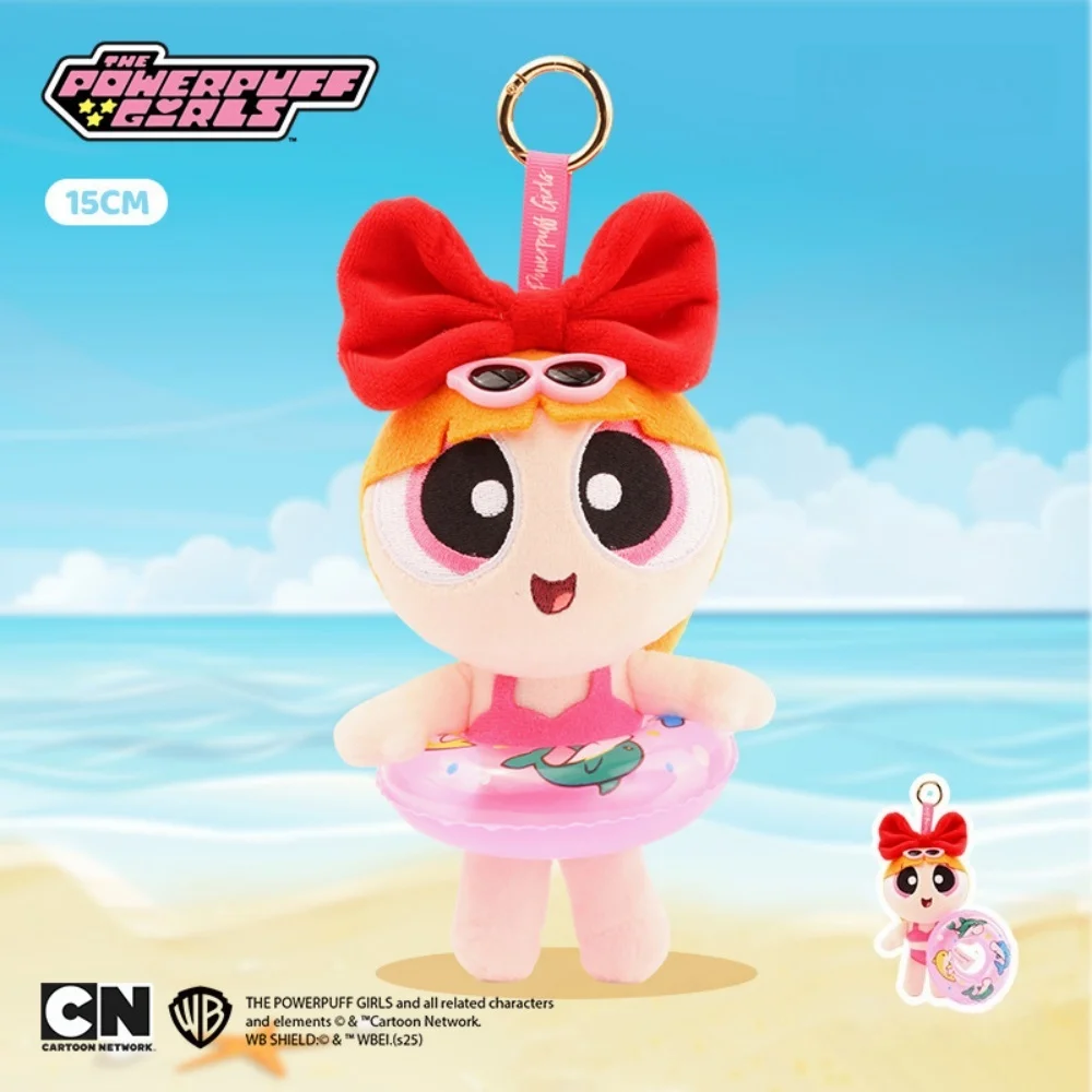 12 سنتيمتر الأصلي Powerpuff أفخم الدمى الكرتون المصاصة فقاعات زهر رقيق أنيمي المنتجات الطرفية الفتيات هدايا عيد