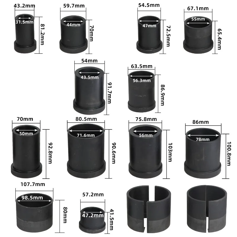 14PCS Open Bushing Remover Installer Tool Set For BMW Audi, Bushing Disassembly Tool for Mercedes Benz E S Class