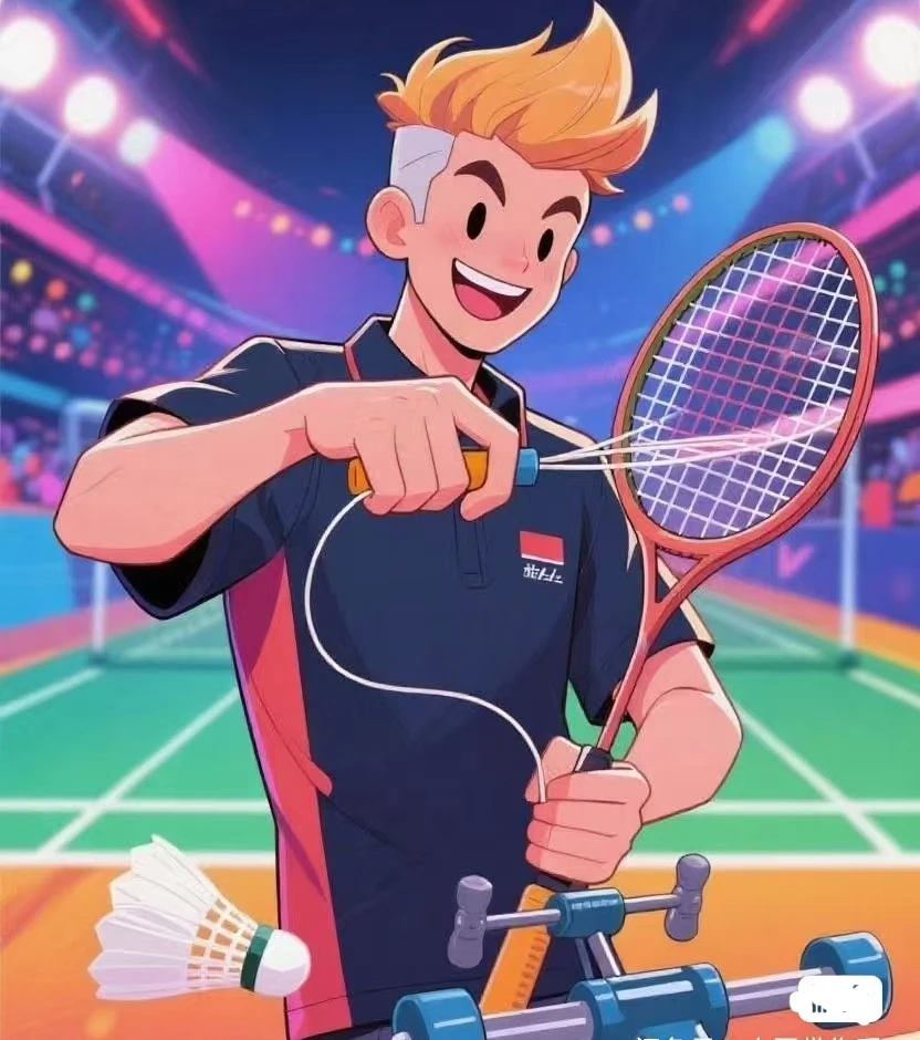 خدمة Strung لمضرب الكرة الريشة تستخدم سلسلة GB65ti/XB65/BG80/Gosen65/ الأصلية