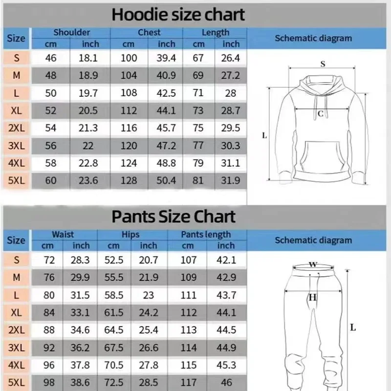 Autumn New American Fashion Trend Kapok 3D Printed Pullover Sweatpants Sweater Casual Y2K Street Suit Adult Sweater