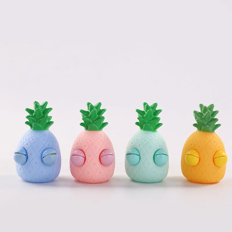 Jouet Anti-souligné pour Enfant et Adulte, Fruit Squint, Ananas, Squeeze, Fidget, Squishy, Funny Stranks, Instituts, Play Pranks, Cadeau, J190