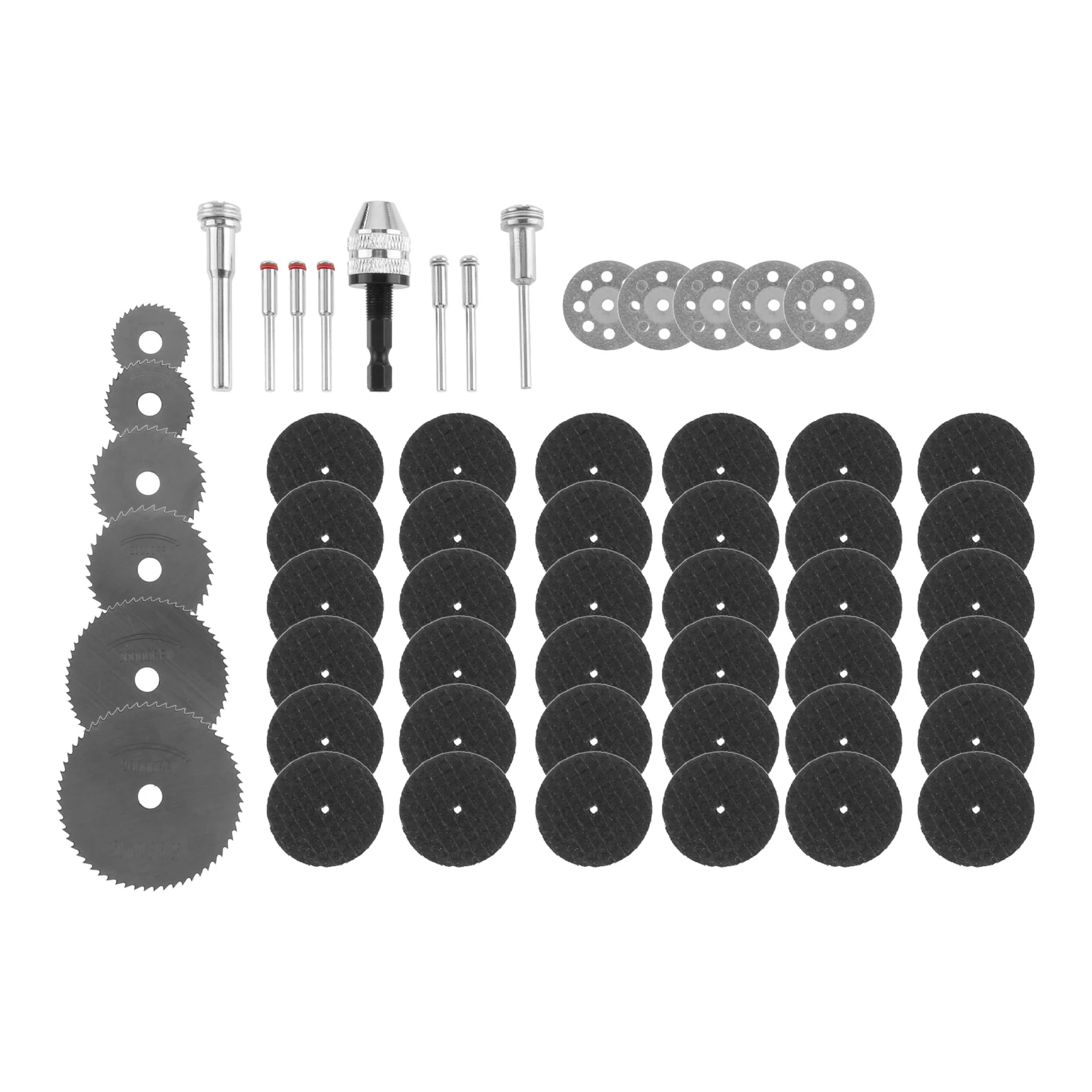 Discos de corte de diamante, juego de hojas de sierra de Metal, Mini hoja de sierra Circular HSS, ruedas de corte de resina, disco para herramientas rotativas Dremel, 60 uds.