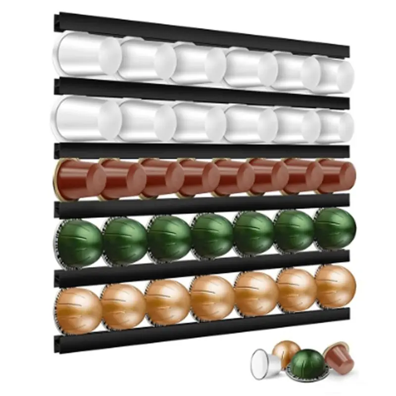 【HIGH GRADE】Coffee Capsule Holder For Any Coffee Pods Cafe Pods Shelf Capsule Storage Racks