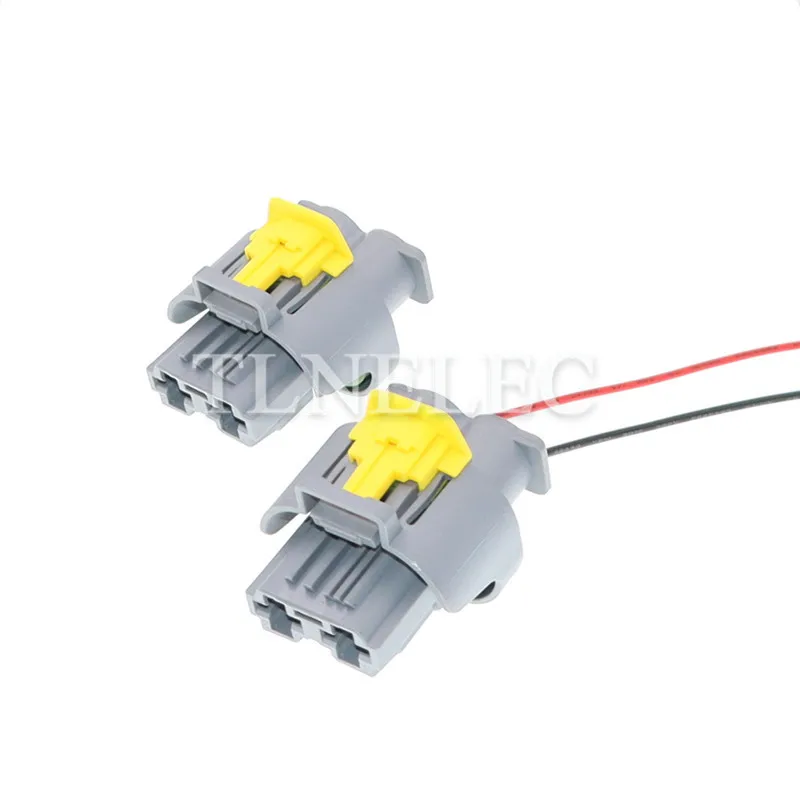 2 Pin Way Auto Radiator Electronic Cooling Fan Wiring Harness Waterproof Socket With Wires For Citroen 1544317-3
