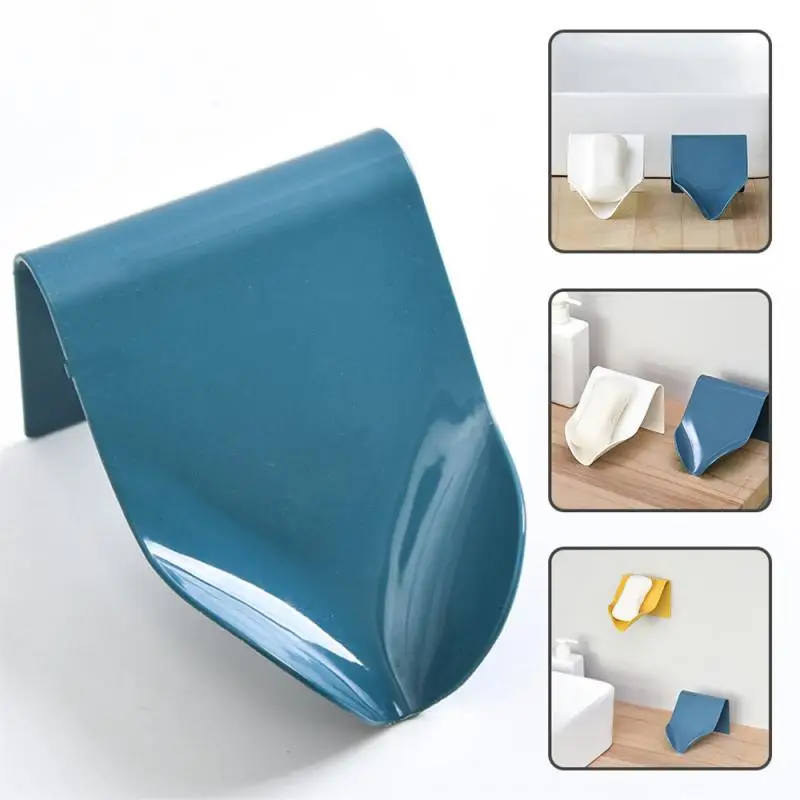 3/4/5PCS Shelf Wall Storage Household Soap Box No Need To Punch Rectangle Bathroom Accesories Soap Holder