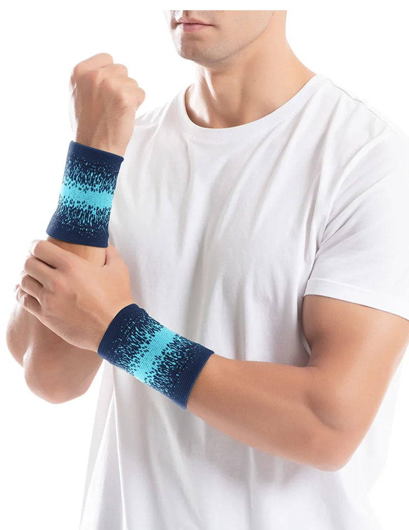 1Pc Sport Armband Laufende Basketball Tennis Handgelenk Brace Gym Fitness Handgelenk Wachen Atmungsaktiv Schweiß Absorbieren Handgelenk Unterstützung – Detail 10
