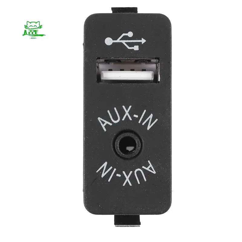 A22E-Car USB AUX In Plug Auxiliary Input Socket Adapter For BMW E81 E87 E90 F10 F12 E70 X4 X5 X6