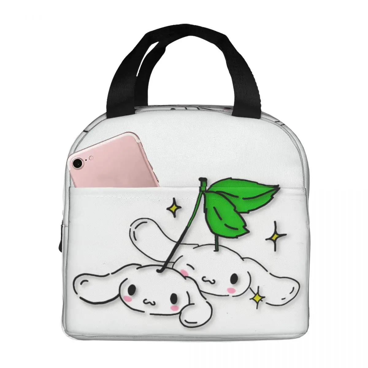 For Women Picnic Storage Cinnamo Roll Cherry New Sanrio ToteHand BagFor Outdoor