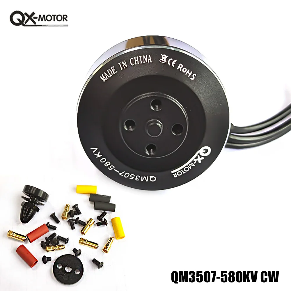 QX-MOTOR QM3507 380KV 580KV 680KV CW CCW Brushless Motor For RC Multirotor Quadcopter Hexa Drone Toy Parts