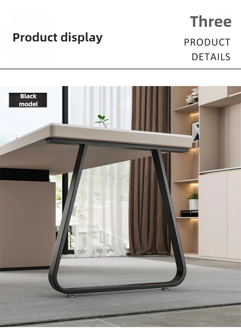 Iron Art Support Feet High-Temperature Painted Bar Stand Single-Side Table Legs Stable Heavy-Duty Table Parts Contemporary Style