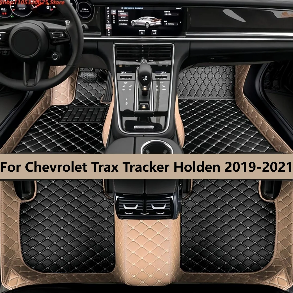 

Car Floor Mats For Chevrolet Trax Tracker Holden 2019 2020 2021 Auto Accessories Leather Waterproof Anti Slip Foot Carpet
