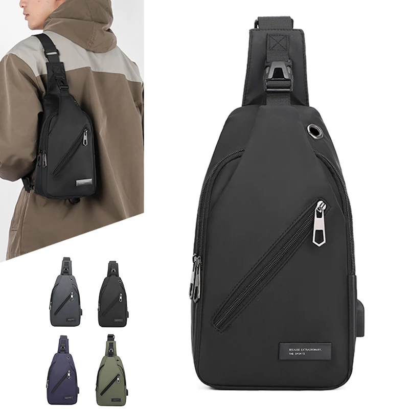 

Multi Functional Men's Chest Bag, Multi Compartment Storage, Outdoor Sports Chest Bag, Casual and Fashionable Shoulder Bag, Etc