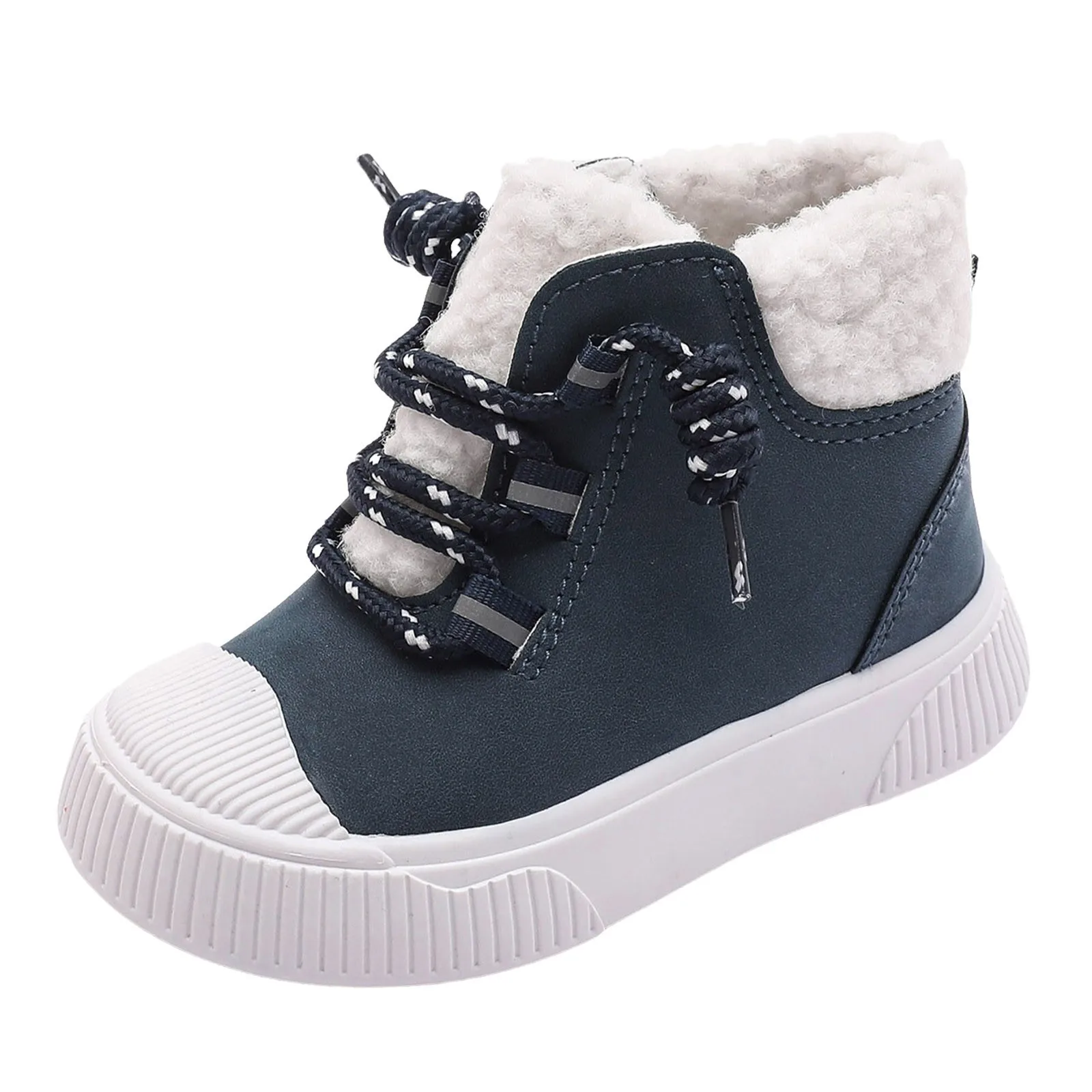 

Boy Sneaker Children's Boots And Winter Cotton Boots Warm Plus Cotton Shoes Leather For Baby Boys And Girls Boy Running Shoes